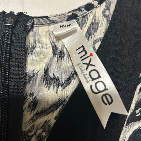 Peasant Mixage Tunic Mini Dress Sz M - Picture 6 of 10